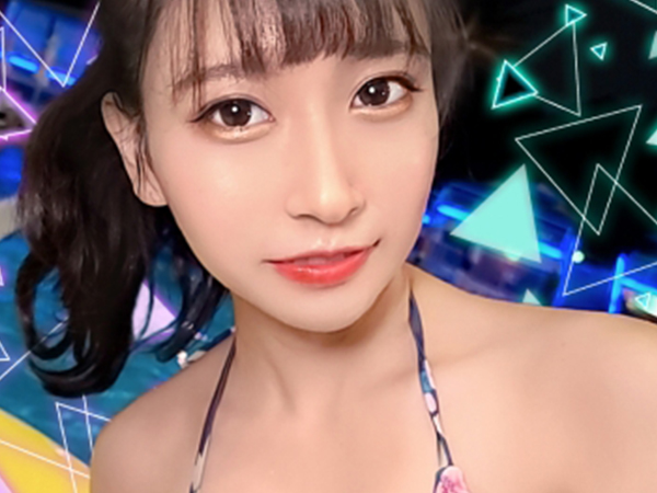 【プールサイドの誘惑】スレンダー美ボディのグラドル候補生をナンパGET！夜遊びの後は部屋でクンニ三昧♡生チンポ挿入で喘ぎまくる！！