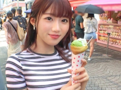 【爆乳ナンパ】ぷるぷるおっぱいの女の子に即ナンパ！手コキでチンコしごかれて大興奮♡爆乳揺らして男を骨抜きにするエロテクにチンコビンビン！