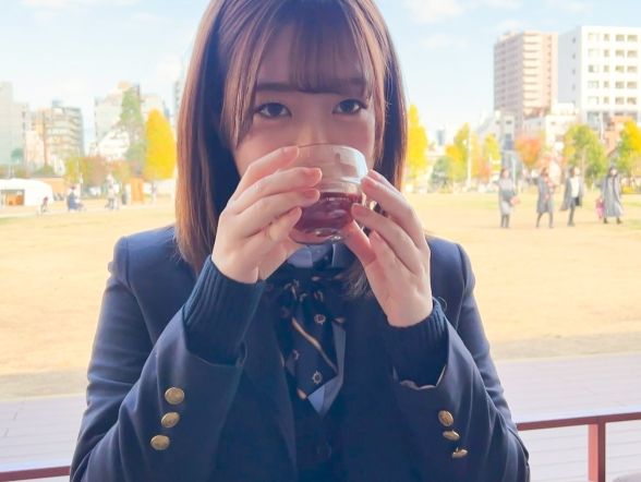 【汗だくJKを即ホテルで拘束プレイ】『やだ…でも気持ちいい…』部活帰りの制服姿で手錠SEX♥シャワーも浴びずにピチピチ10代マ○コがキツキツすぎてチ○ポ離さない！！